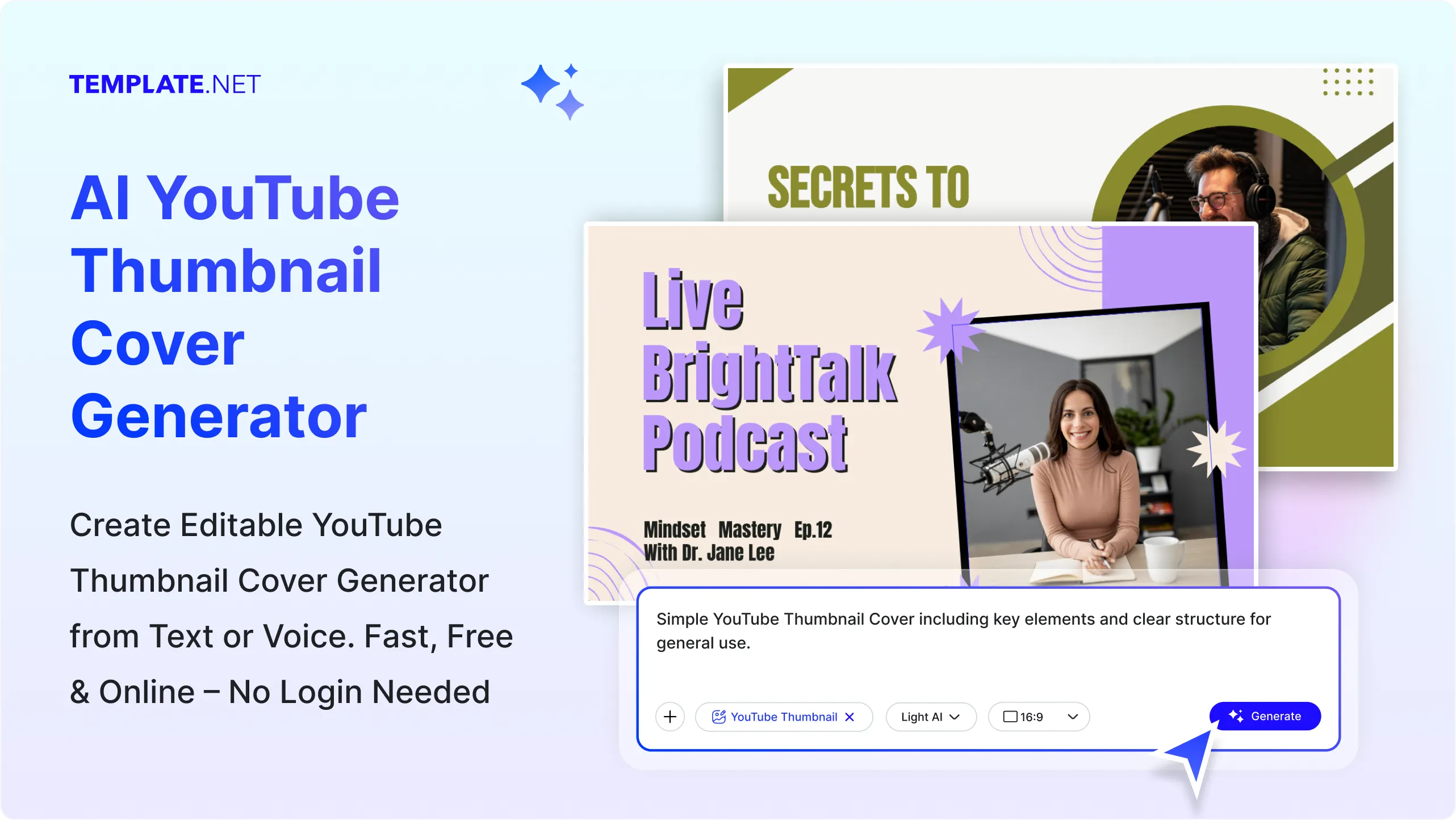 Free AI Youtube Thumbnail Cover Generator, Youtube Thumbnail Cover Maker [ No Signup ]